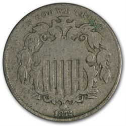 1872 Shield Nickel VG