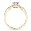 Image 2 : 0.9 ctw Certified VS/SI Diamond Solitaire Ring 14k Yellow Gold