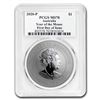 Image 2 : 2020 Australia 1 oz Silver Lunar Mouse MS-70 PCGS (FD, Red Label)