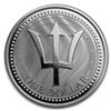 Image 1 : 2017 Barbados 1 oz Silver Trident BU