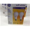 Image 2 : GE Soft White 3 Way Light Bulbs (6 x 2)