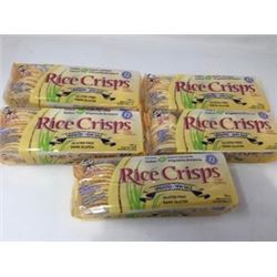 Lot of Gluten Free Unsalted Rice Crisps (5 x 100g)