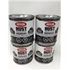 Image 1 : Krylon Rust Protector Gloss Enamel Semi-Gloss Black (4 x 236ml)