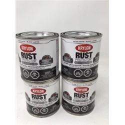 Krylon Rust Protector Gloss Enamel -Gloss White (4 x 236ml)