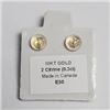 Image 2 : 10K Yellow Gold Citrine 2In1(0.3ct) Earrings, Made in Canada, Suggested Retail Value $120