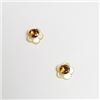 Image 3 : 10K Yellow Gold Citrine 2In1(0.3ct) Earrings, Made in Canada, Suggested Retail Value $120
