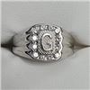 Image 2 : Silver Cubic Zirconia Ring (~Size 10), Suggested Retail Value $100
