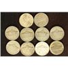 Image 1 : 10 ASSORTED 35% SILVER JEFFERSON WAR NICKELS