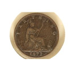 1872 GREAT BRITAIN FARTHING