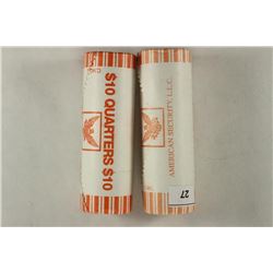 2-$10 ROLLS OF 2005 WEST VIRGINIA AND 2006-D