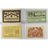 Image 2 : 4 ASSORTED GERMAN NOTGELDS 4-20 HELLERS