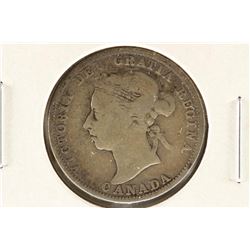 1891 CANADA SILVER 25 CENTS