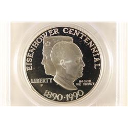 1990-P EISENHOWER CENTENNIAL SILVER DOLLAR PCGS