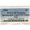 Image 3 : 1966-SMS JEFFERSON NICKEL PCGS SP QUESTIONABLE