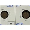 Image 1 : 1916 & 1919 NETHERLAND SILVER 10 CENTS