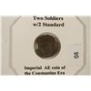 Image 3 : 2 SOLDIERS WITH 2 STANDARDS IMPERIAL ANCIENT COIN