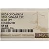 Image 3 : 2010 CANADA 25 CENT BIRDS OF CANADA COLORIZED