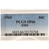 Image 3 : 1965 SMS 40% SILVER JOHN F. KENNEDY HALF PCGS SP66