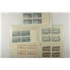 Image 1 : 5-20 CENT US POSTAGE BLOCKS MINT UNUSED