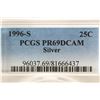 Image 3 : 1996-S WASHINGTON SILVER QUARTER PCGS PR69 DCAM