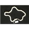 Image 1 : FRESH WATER PEARL NECKLACE 18" WITH 8-9MM