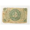 Image 2 : 1863 US 3 CENT  FRACTIONAL CURRENCY
