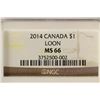 Image 3 : 2014 CANADA LOON DOLLAR NGC MS66
