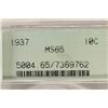 Image 3 : 1937 MERCURY DIME PCGS MS65