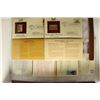 Image 2 : 10 ASSORTED GOLD PLATED STAMP 1ST DAY ISSUE COVERS