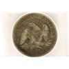 Image 2 : 1853 ARROW AND RAYS SEATED LIBERTY HALF DOLLAR