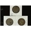 Image 2 : 1933, 1940 & 1942 GREAT BRITAIN SILVER HALF CROWNS