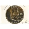 Image 1 : 1963 FRANKLIN HALF DOLLAR PROOF SMALL BLEMISH