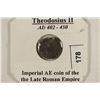 Image 3 : 402-450 A.D. THEODOSIUS II ANCIENT COIN