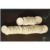 Image 1 : SOLID DATE ROLL OF 44-1927 BUFFALO NICKELS