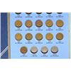 Image 1 : PARTIAL INDIAN HEAD CENT ALBUM WITH 11 COINS FROM
