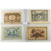 Image 1 : 4 ASSORTED GERMAN NOTGELDS 4-20 HELLERS