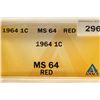 Image 3 : 1964 LINCOLN CENT ANACS MS64 RED