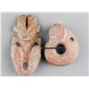 Image 2 : 2 Pcs Ancient Jade Carved Archaic Style Shape