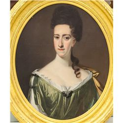 19th C. European OOC Portrait Lady Anne Ogilvy