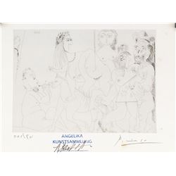 Pablo Picasso Spanish Signed Litho 001/49 01.4.71