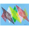 Image 1 : Piero Dorazio Italian Abstract Acrylic on Canvas