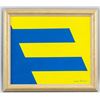 Image 2 : Carmen Herrera Cuban Abstract Oil on Canvas