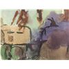 Image 3 : Paul Klee Swiss Modernist Watercolor on Paper