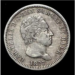 Sardinia - Carlo Felice - 2 Lire - 1827