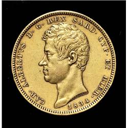 Sardinia - Carlo Alberto - 100 Lire - 1