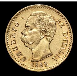 Italy - Umberto I - 20 Lire - 1882