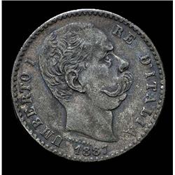 Italy - Umberto I - Forgery of 2 Lire -