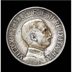 Italy - Vitt. Em. III - 1 L. Quadriga V