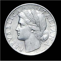 Italian Republic - 1 L. Arancia - 1947