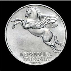 Italian Republic - 10 L. Ramo d'ulivo -